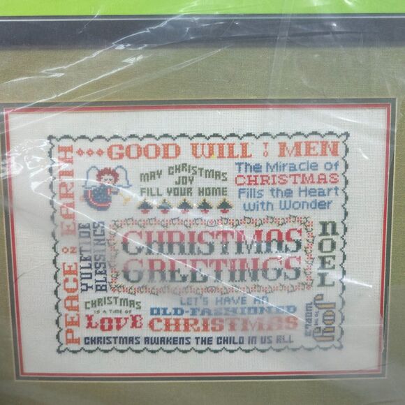 Creative Expressions Sayings of Christmas Cross Stitch Kit 7925 16x12 Grannycore - Picture 5 of 5